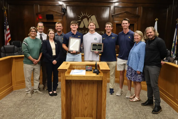 City honors WVU baseball